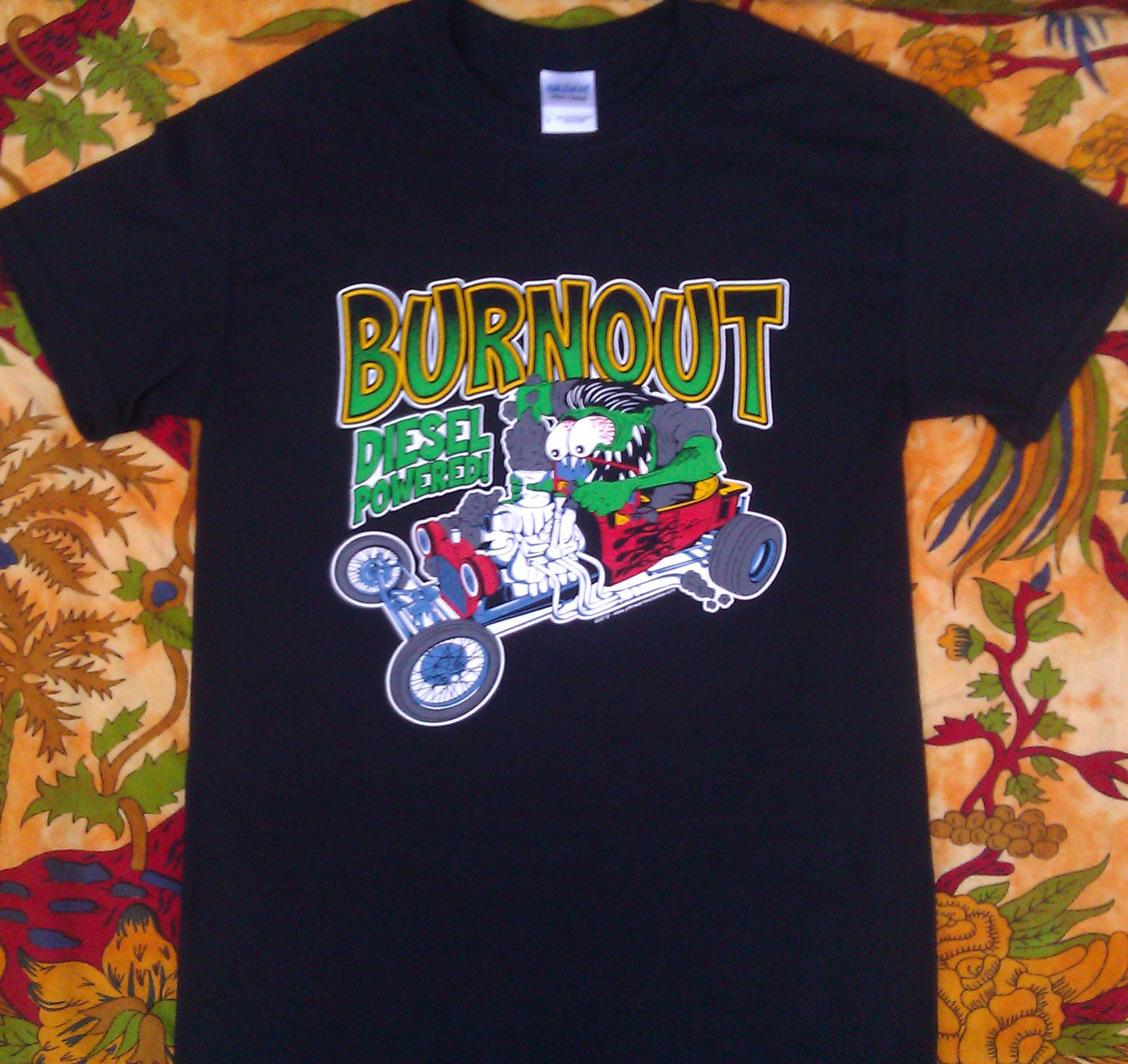 Burnout tee shirt - 420 / cannabis culture - Image 2