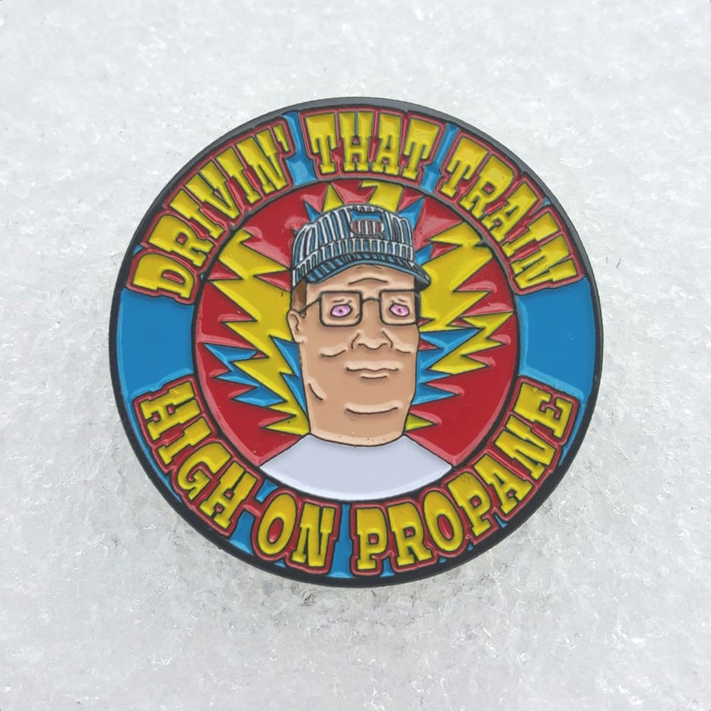 3-Pack Hank Hill, Dab It Bobby, Crazy Otto pin set - Grateful Dead, cannabis inspired - Image 2