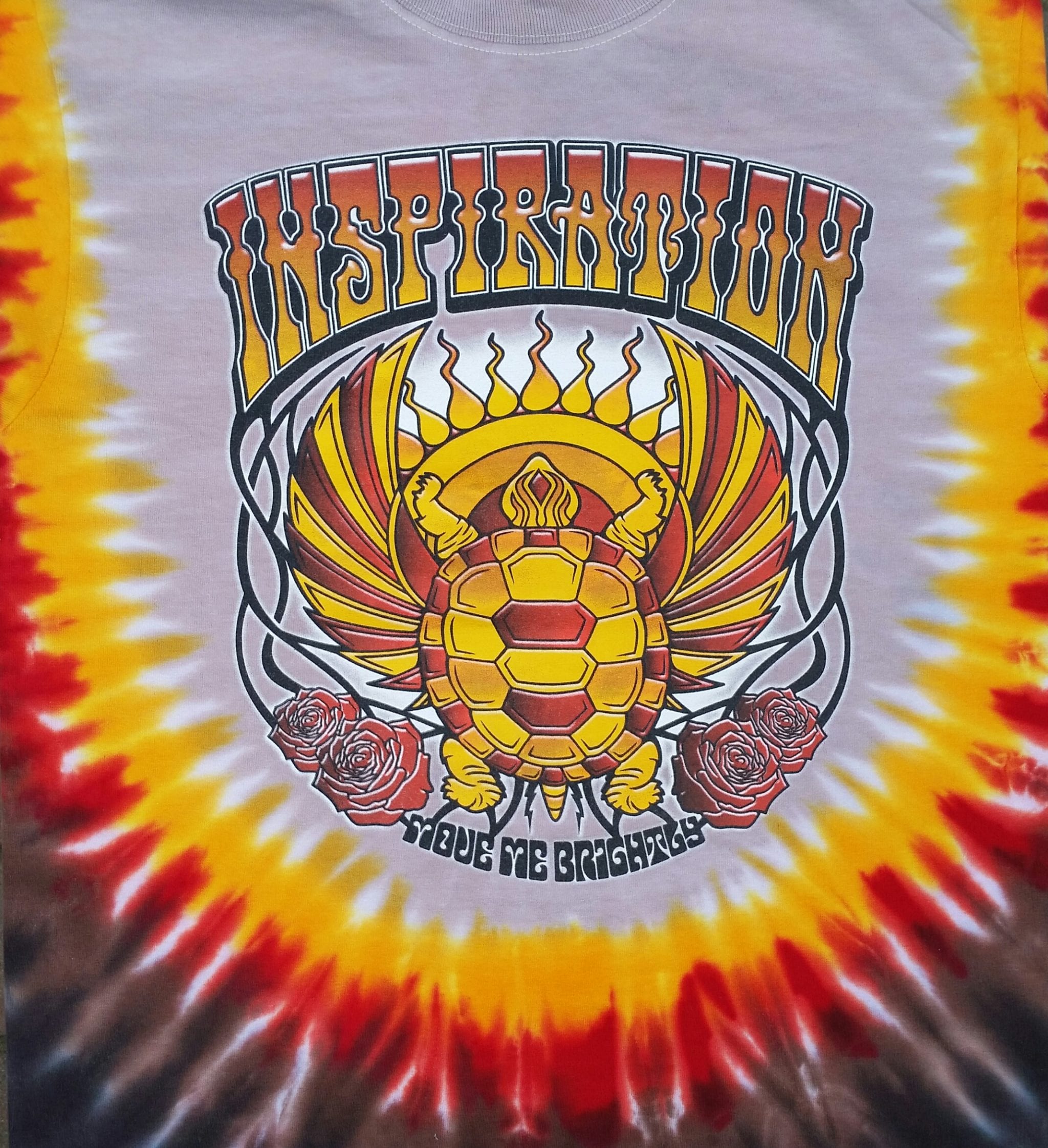 Terrapin Station tie-dyed tee shirt - Grateful Dead inspired