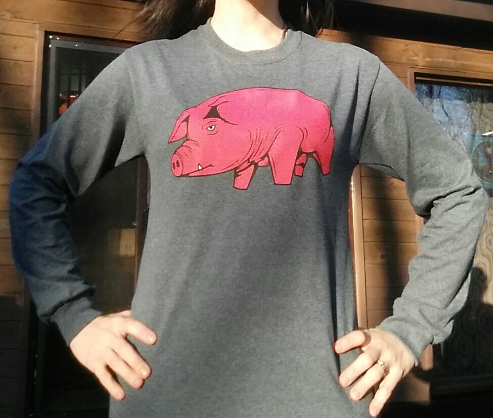 Pigs long sleeve shirt - Pink Floyd inspired