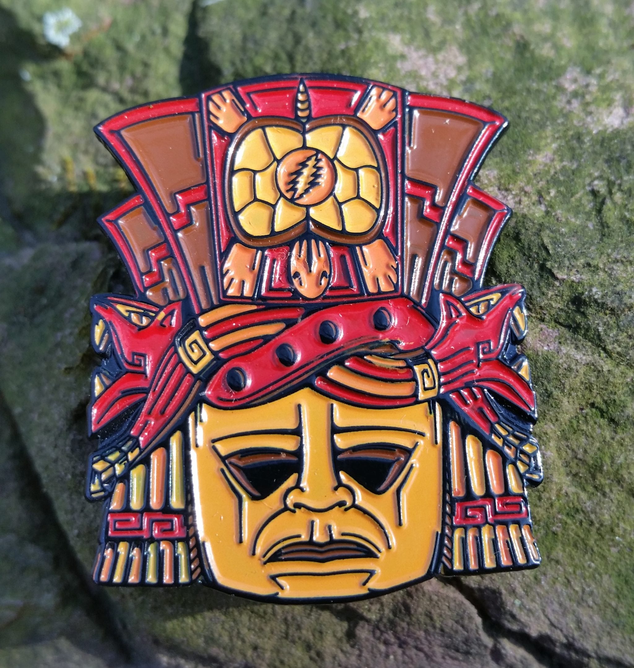 SALE Grateful Dead Mayan terrapin bolt pin