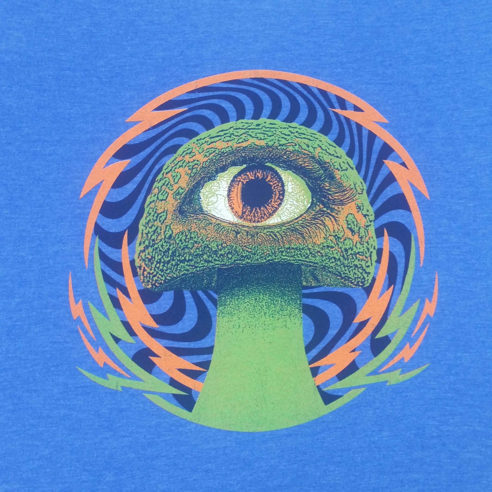 SALE - Psychedelic mushroom tee shirt