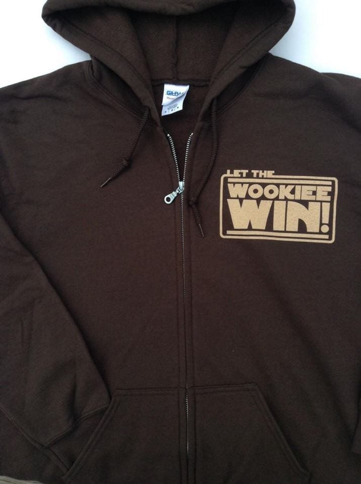 ZIP Let the Wookiee Win HOODIE
