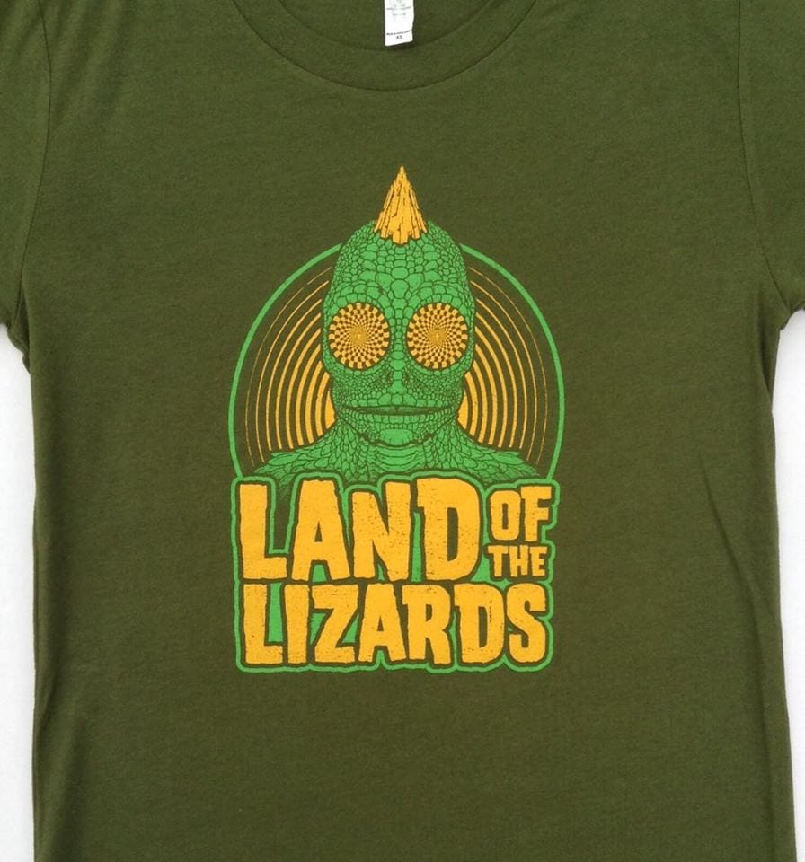 Lizards tee shirt - Phish inspired