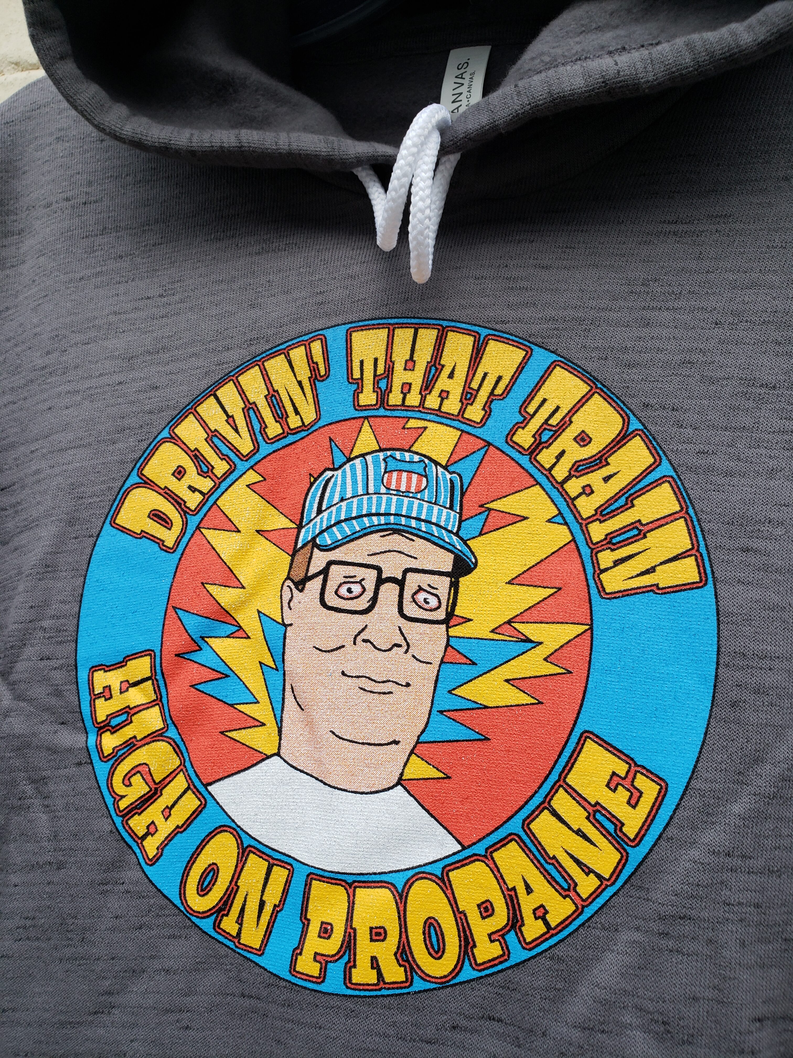 Hank Hill / High On Propane Casey Jones hoodie - Image 2