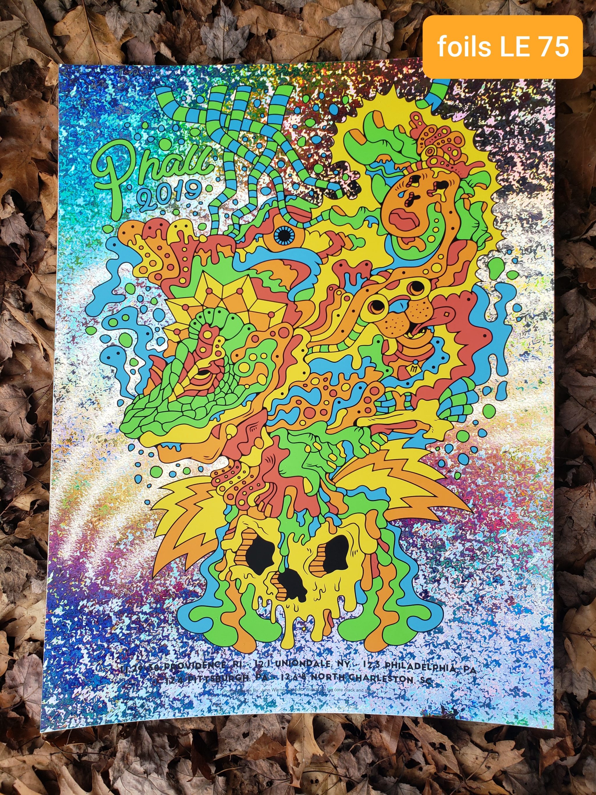 FOIL Fall Tour 2019 poster - Phish inspired