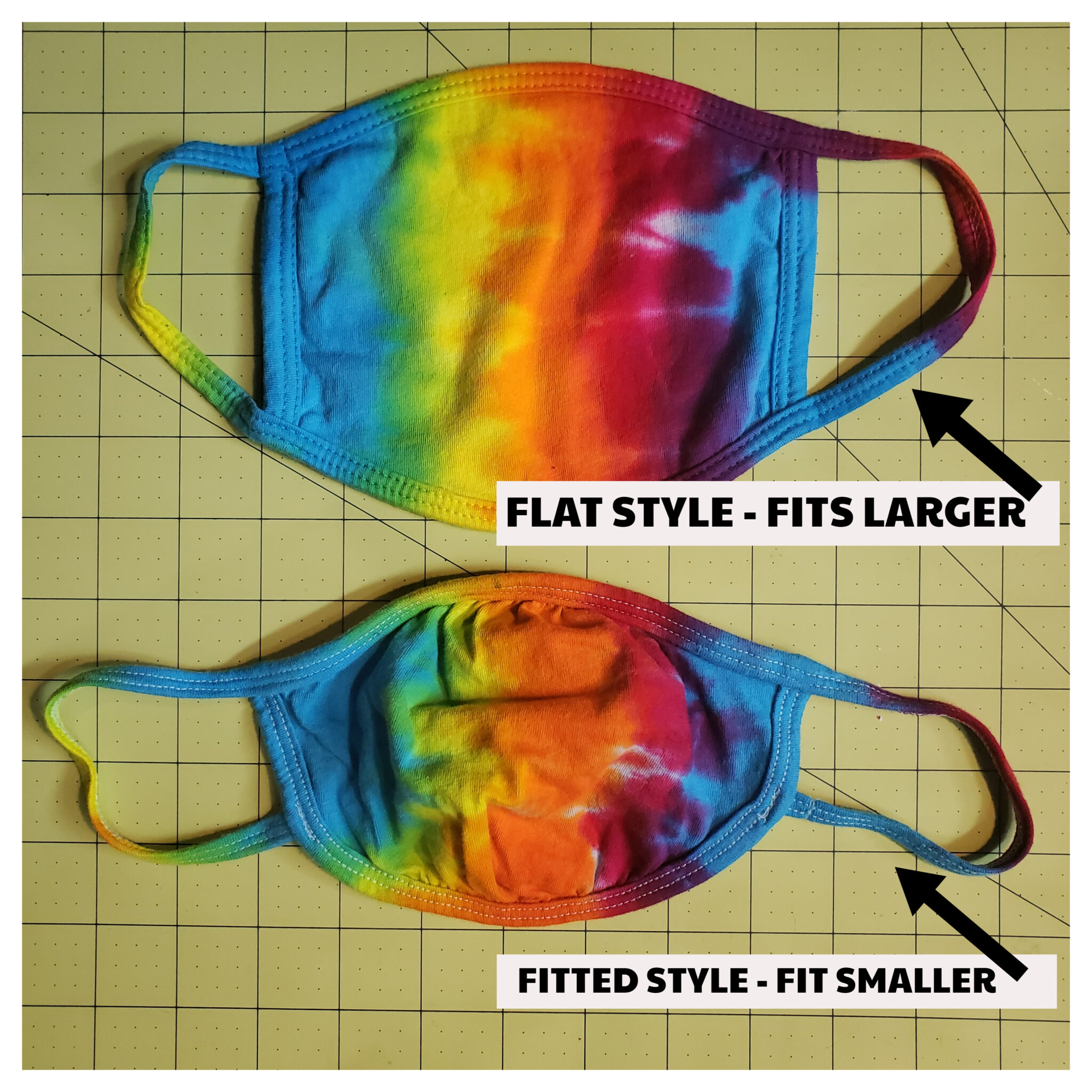 Tie dye face masks - Image 2
